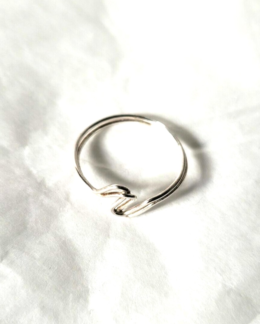 STERLING SILVER BAND RING WITH  925 HALLMARK