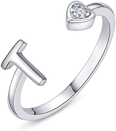 STERLING SILVER HEART WITH WORD NAME  RING 925 HALLMARK