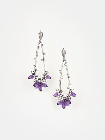 Rebutia Bloom Earrings in 925 Silver