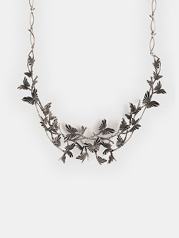 Add Wishlist Oxidised Chasing My Burning Passion Necklace in 925 Silver