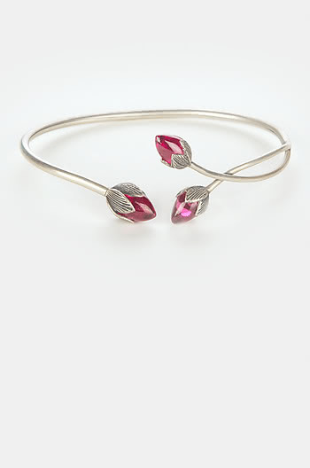 Oxidised Rise Above Hate Bracelet in 925 Silver